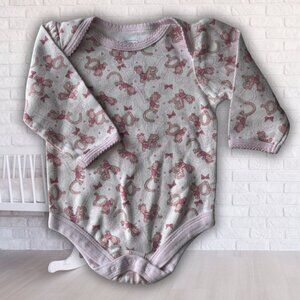 Disney Winnie the Pooh Piglet Long Sleeve Bodysuit | 3–6M